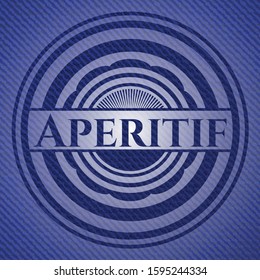 Aperitif denim background. Vector Illustration. Detailed.
