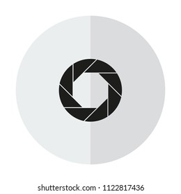 Aperture, camera lens symbol