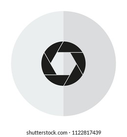 Aperture, camera lens symbol