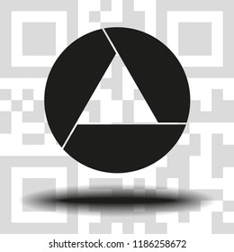 Aperture, camera lens symbol