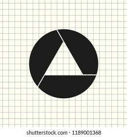 Aperture, camera lens symbol