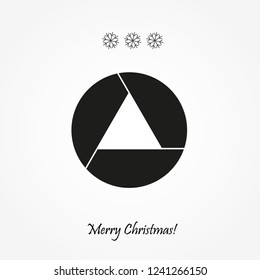 Aperture, camera lens symbol