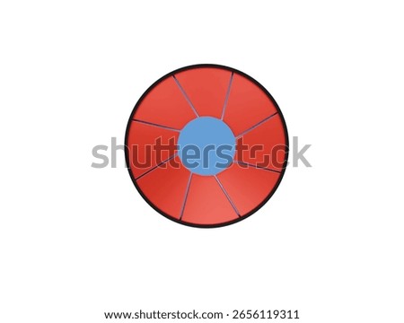 aperture icon 3d illustration render