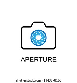Aperture icon. Aperture symbol design. Stock - Vector illustration can be used for web
