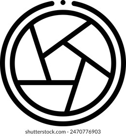 icono de apertura. Diseño De Estilo Lineal Delgado Aislado Sobre Fondo Blanco