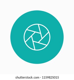 aperture icon vector