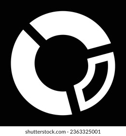Ilustración de diseño de vectores de icono de apertura