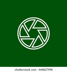 aperture line icon