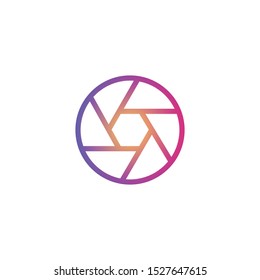 Aperture  - Line Vector Icon