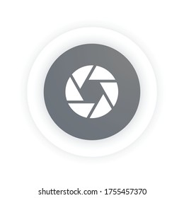 Aperture - Modern Icon (Pictogram)