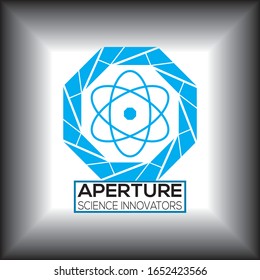 Aperture science innovators Logo of Vektorillustration.