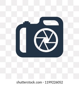 Aperture vector icon isolated on transparent background, Aperture transparency concept can be used web and mobile