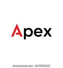 The Apex logo is prominently displayed, featuring a stylized red A and black lettering.