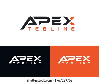 Apex Professional letter logo design.Vector & Illustration logo