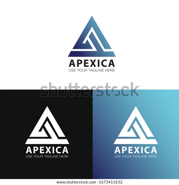 Apexica Apparel Logo Design Symbol Logo Stock Vector Royalty Free