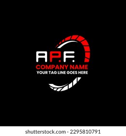 APF letter logo creative design with vector graphic, APF simple and modern logo.