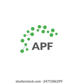 APF letter logo design on white background. Creative  modern APF letter logo design. Vector design.
Letters APF, APF logo  vector template.