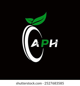 APH creative minimalist letter logo. APH unique vector initials alphabet letter logo design 