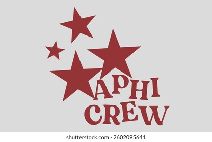 Aphi crew vector graphics illustration file