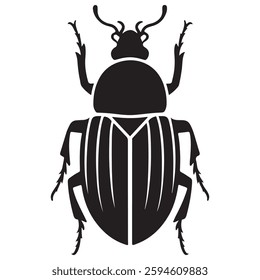  Aphid silhouette vector illustration isolated on a white background.