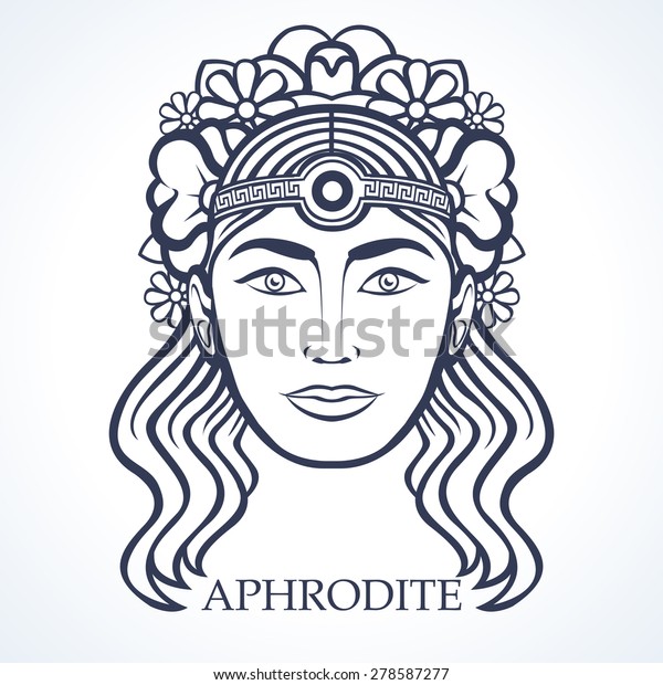 Aphrodite Greek Goddess Beauty Royalty Free Stock Image