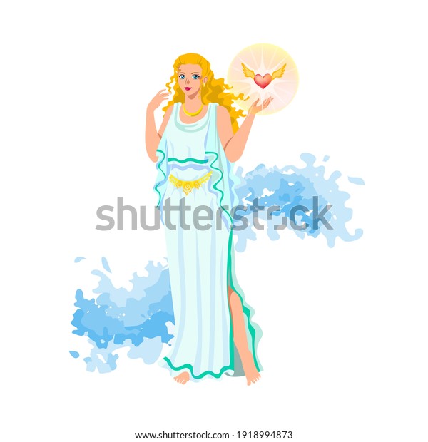 Aphrodite Venus Cytherea Cypris Greek Love Stock Vector (Royalty Free ...