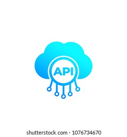 API, Application Programming Interface, Cloud Software Integration Icon