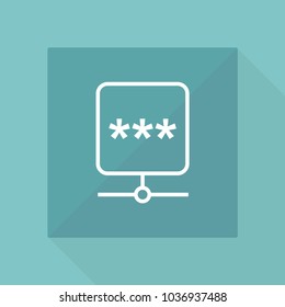 Api component line icon