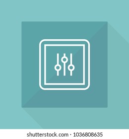 API concept line icon