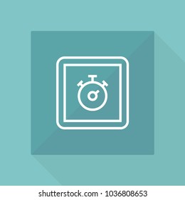 API concept line icon