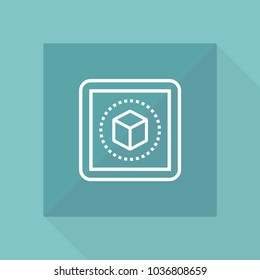 API concept line icon