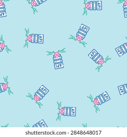 api connection vector seamless pattern api connection sign illustration