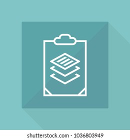 API development outline icon