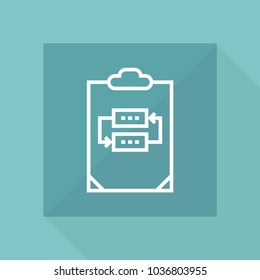 API development outline icon