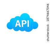 Api, great design for any purposes. Flat icon. Flat health vector illustration. Vector web banner.