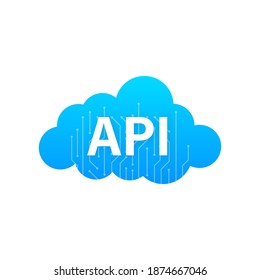 Api, great design for any purposes. Flat icon. Flat health vector illustration. Vector web banner.