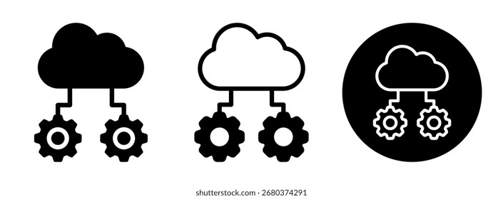 Api Icon Colección Glifo y Ilustración vectorial de estilo mixto