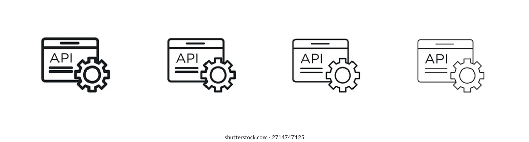 API-Symbol Eps10. Symbole Grafikdesign