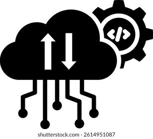 Api Icon Glyph Vector Illustration