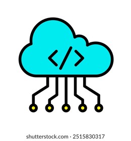 API integration Icon, Tech bussines