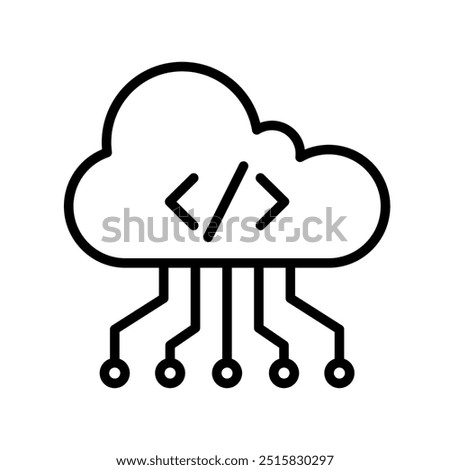 API integration Icon, Tech bussines