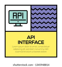 API INTERFACE ICON CONCEPT