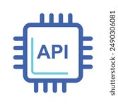 Api Interface Api Icon Vector