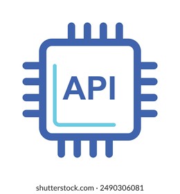 Api Interface Api Icon Vector