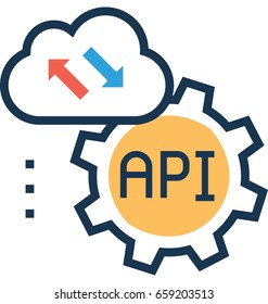 Api Interface Vector Icon