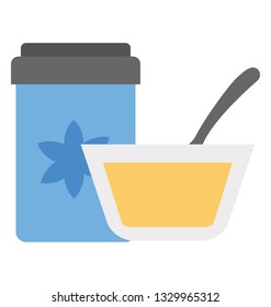 Api phytotherapy flat icon design 