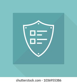 Api protection system vector icon