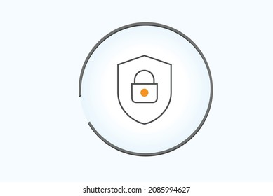 Api security icon vector design