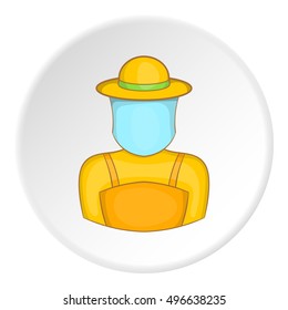 Apiarist icon. artoon illustration of apiarist vector icon for web