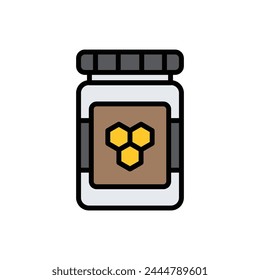 Apiary Honey Jam Icon Vector Illustration